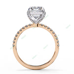Load image into Gallery viewer, Hidden Accent Engagement Ring ENHI1053