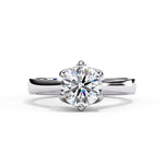 Load image into Gallery viewer, Hidden Accent Engagement Ring ENHI1065