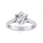 Load image into Gallery viewer, Hidden Accent Engagement Ring ENHI1066