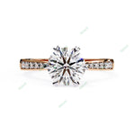 Load image into Gallery viewer, Hidden Halo Engagement Ring ENHI1068