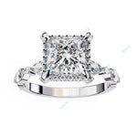 Load image into Gallery viewer, Hidden Accent Engagement Ring ENHI1089