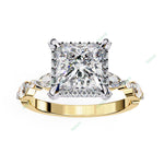 Load image into Gallery viewer, Hidden Accent Engagement Ring ENHI1089