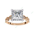 Load image into Gallery viewer, Hidden Accent Engagement Ring ENHI1090