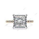 Load image into Gallery viewer, Hidden Accent Engagement Ring ENHI1092