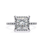 Load image into Gallery viewer, Hidden Accent Engagement Ring ENHI1092