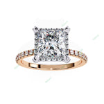 Load image into Gallery viewer, Hidden Accent Engagement Ring ENHI1092