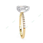 Load image into Gallery viewer, Hidden Halo Engagement Ring ENHI1119