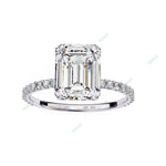 Load image into Gallery viewer, Hidden Halo Engagement Ring ENHI1153