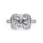 Load image into Gallery viewer, Hidden Accent Engagement Ring ENHI1169