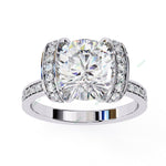 Load image into Gallery viewer, Hidden Accent Engagement Ring ENHI1169