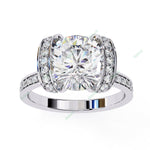Load image into Gallery viewer, Hidden Accent Engagement Ring ENHI1169