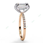 Load image into Gallery viewer, Hidden Accent Engagement Ring ENHI1483