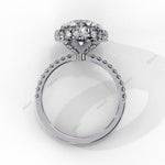 Load image into Gallery viewer, Hidden Halo Engagement Ring ENHI1488