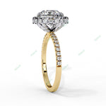 Load image into Gallery viewer, Hidden Halo Engagement Ring ENHI1488