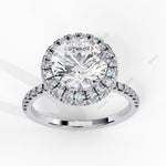 Load image into Gallery viewer, Hidden Halo Engagement Ring ENHI1488