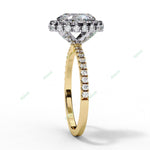 Load image into Gallery viewer, Hidden Halo Engagement Ring ENHI1489