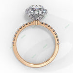 Load image into Gallery viewer, Hidden Halo Engagement Ring ENHI1489