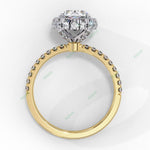 Load image into Gallery viewer, Hidden Halo Engagement Ring ENHI1489
