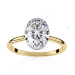 Load image into Gallery viewer, Hidden Halo Engagement Ring ENHI1522