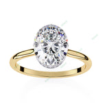 Load image into Gallery viewer, Hidden Halo Engagement Ring ENHI1522