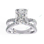 Load image into Gallery viewer, Hidden Halo Engagement Ring ENHI1534