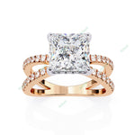 Load image into Gallery viewer, Hidden Halo Engagement Ring ENHI1537