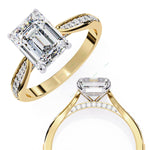 Load image into Gallery viewer, Hidden Halo Engagement Ring ENHI1556