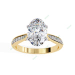 Load image into Gallery viewer, Hidden Halo Engagement Ring ENHI1559