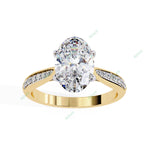 Load image into Gallery viewer, Hidden Halo Engagement Ring ENHI1559