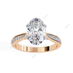 Load image into Gallery viewer, Hidden Halo Engagement Ring ENHI1559