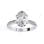 Load image into Gallery viewer, Hidden Halo Engagement Ring ENHI1559