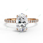 Load image into Gallery viewer, Hidden Halo Engagement Ring ENHI1564