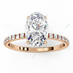Load image into Gallery viewer, Hidden Halo Engagement Ring ENHI1564