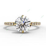 Load image into Gallery viewer, Hidden Halo Engagement Ring ENHI1565