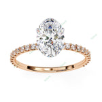 Load image into Gallery viewer, Hidden Halo Engagement Ring ENHI1584