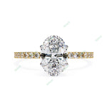 Load image into Gallery viewer, Hidden Halo Engagement Ring ENHI1584