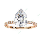 Load image into Gallery viewer, Hidden Halo Engagement Ring ENHI1585