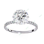 Load image into Gallery viewer, Hidden Halo Engagement Ring ENHI1586