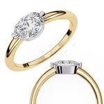 Load image into Gallery viewer, Solitaire Engagement Ring ENSO1117