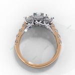 Load image into Gallery viewer, Three Stone Engagement Ring ENTH1055