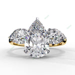 Load image into Gallery viewer, Three Stone Engagement Ring ENTH1062