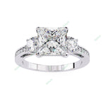 Load image into Gallery viewer, Three Stone Engagement Ring ENTH1104