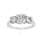 Load image into Gallery viewer, Three Stone Engagement Ring ENTH1161