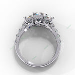 Load image into Gallery viewer, Three Stone Engagement Ring ENTH1485