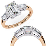 Load image into Gallery viewer, Three Stone Engagement Ring ENTH1499