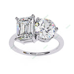 Load image into Gallery viewer, Two Stone Engagement Ring ENTW1167