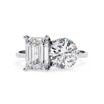 Load image into Gallery viewer, Two Stone Engagement Ring ENTW1167