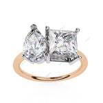 Load image into Gallery viewer, Two Stone Engagement Ring ENTW1170
