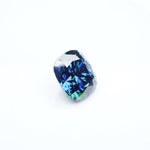 Load image into Gallery viewer, Antique cushion blue moissanite