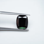 Load image into Gallery viewer, Antique cushion black moissanite